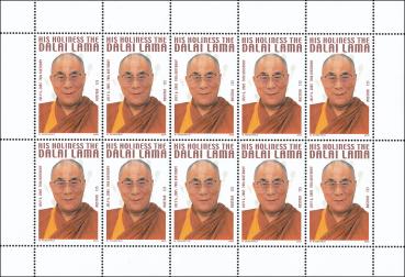 ANK (16) – Austria 2005 – 125 Cent – “70th Birthday” – withdrawn miniature sheet of 10 stamps